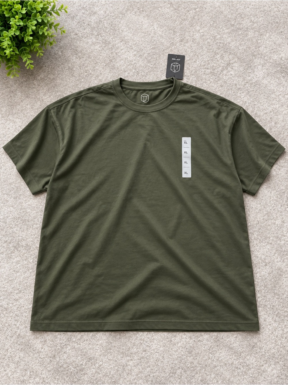 Original Use Olive Green Short Sleeve Crew Tee